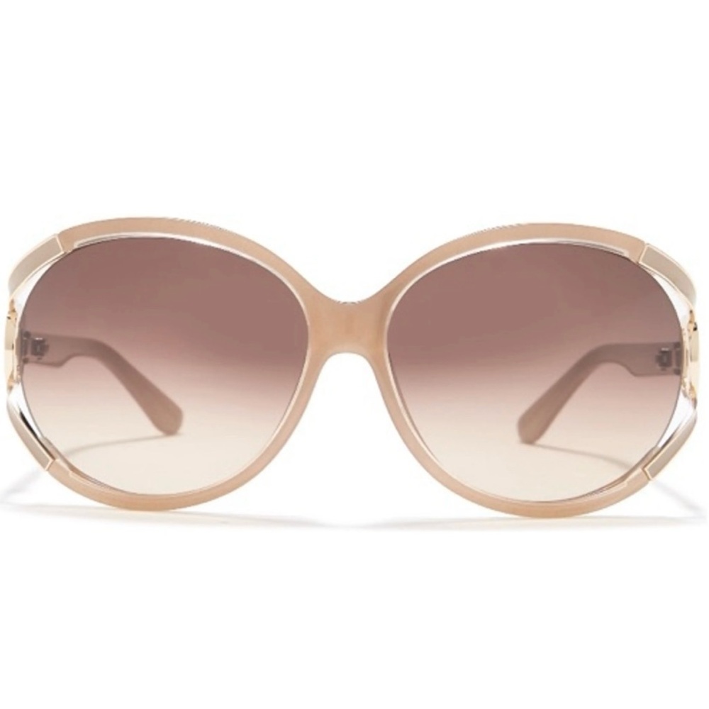SALVATORE FERRAGAMO
Beige Round Ladies Sunglasses